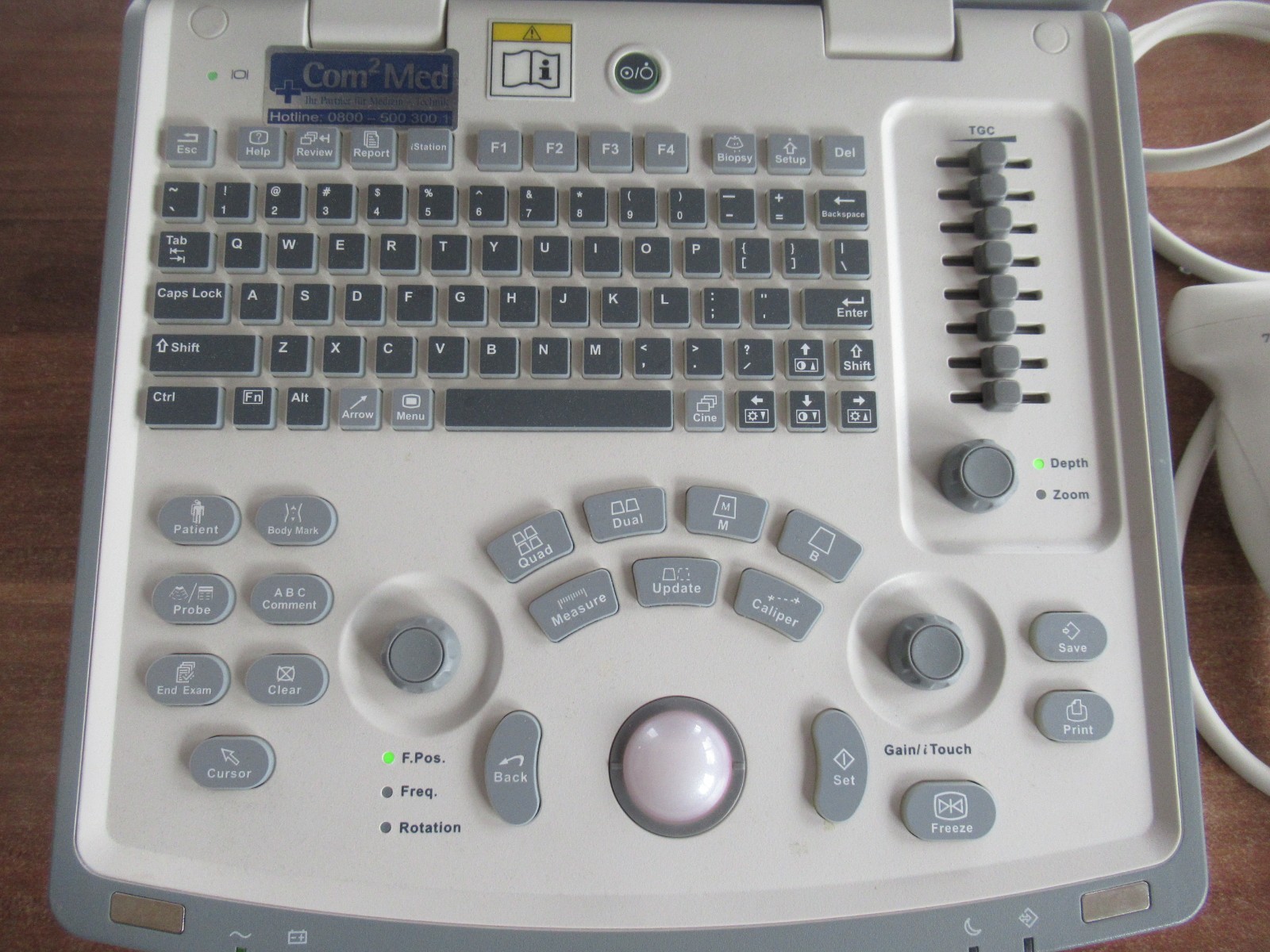 Mindray DP 30 with 75L53EA Linear Probe Portable Ultrasound Machine Very Lightweight