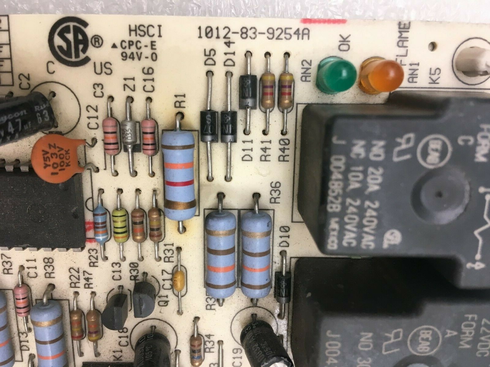 Rheem Ruud 62-24268-01 Furnace Control Circuit Board 1012-925A used #P37 #P39