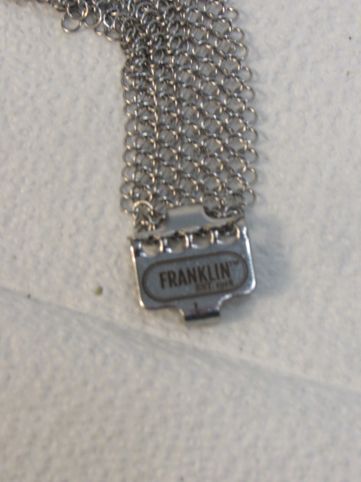 Franklin Stainless Steel Reversible Chain Mail Protective Glove Size Large