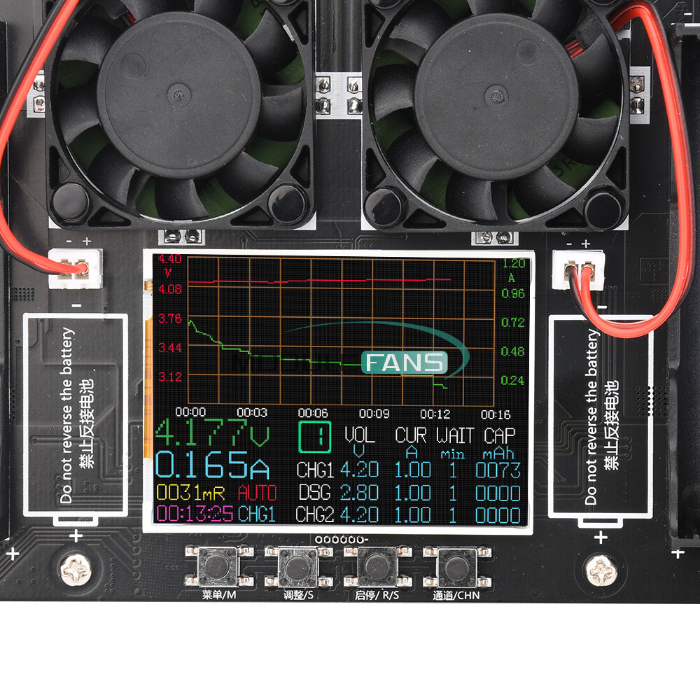 18650/21700 Battery Capacity Internal Resistance Tester Auto Charging Discharge