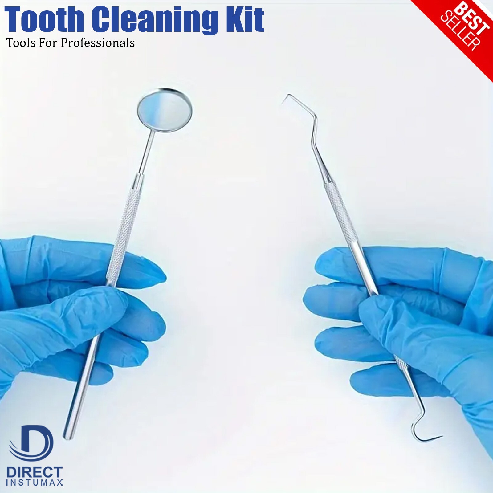 Dental Explorer 23/17 Kit Mirror & Hygiene Tooth Cleaning Instruments for Dental