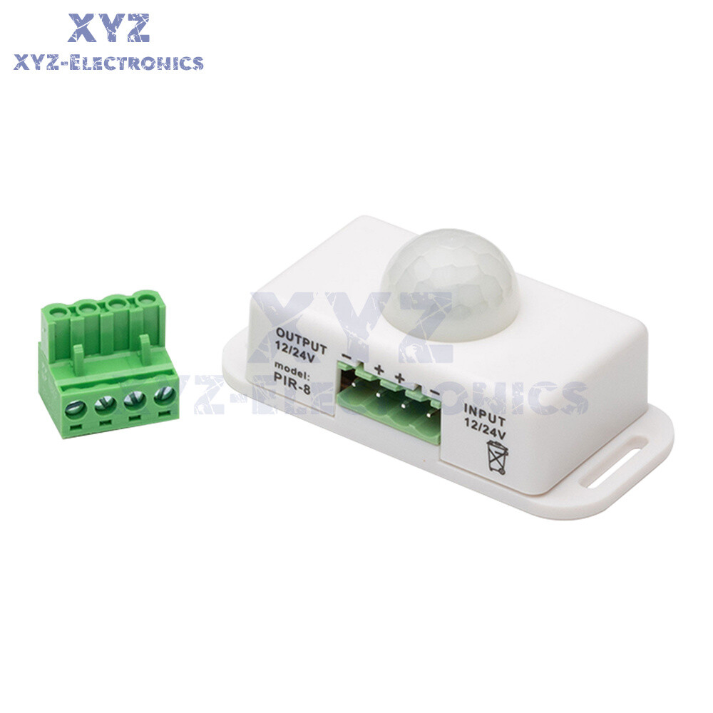 DC 12V-24V 6A/8A Automatic infrared PIR Motion Sensor Switch For LED Strip Light