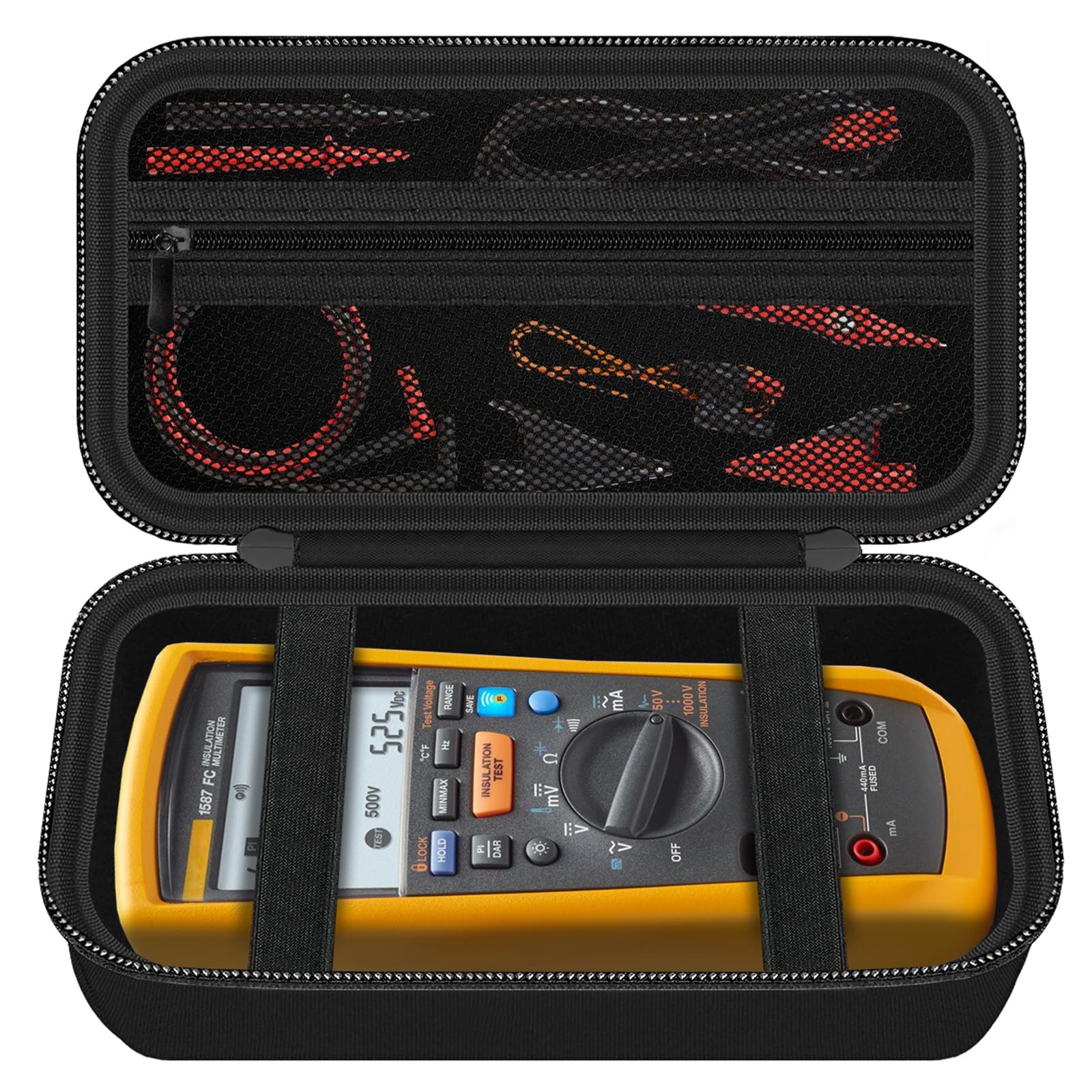 Carrying Case for Fluke1587 FC/ 87-V/ 87V Max/ 88V/ 15B+/ 17B+/ 1503/1507/150…