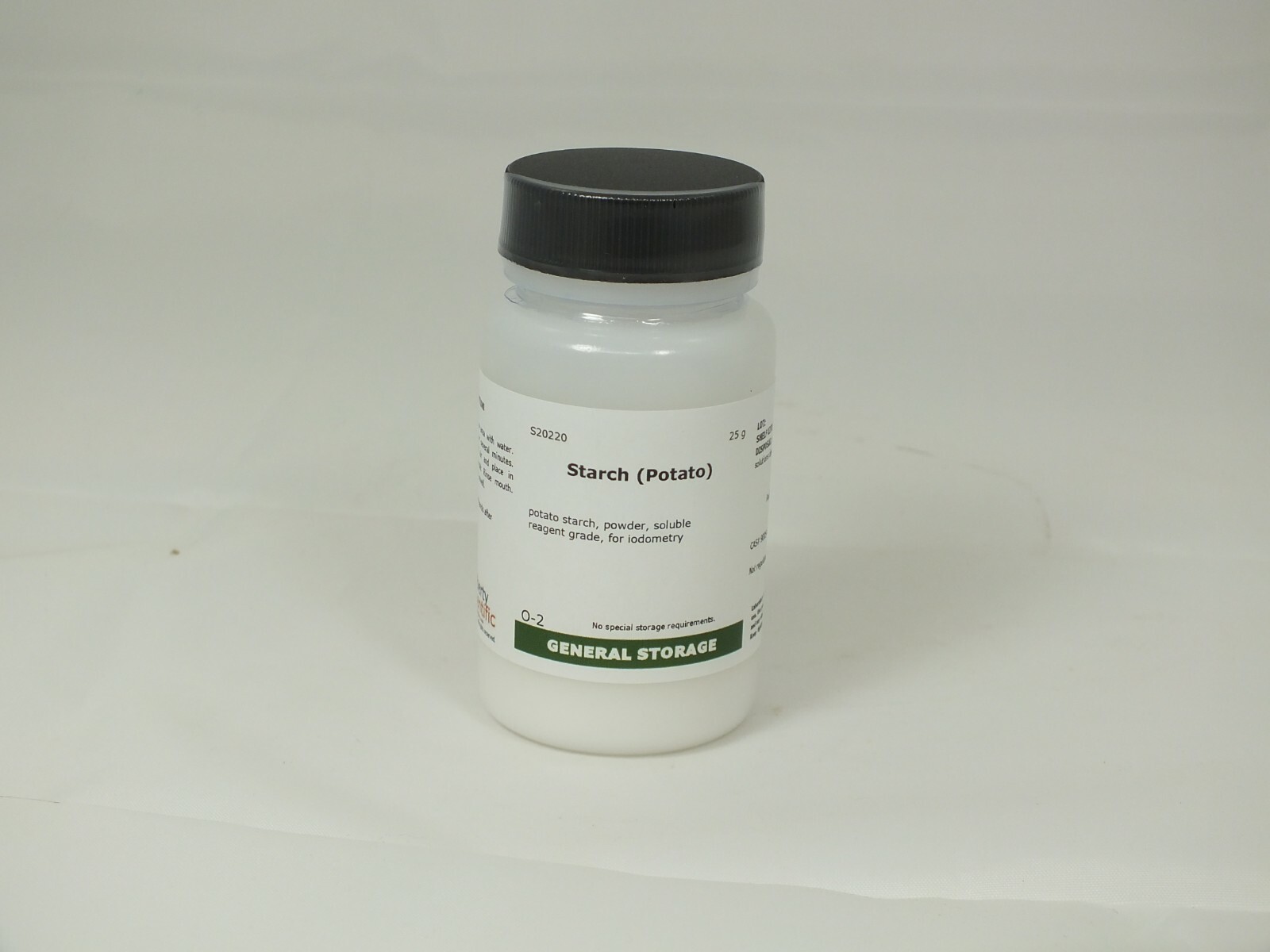 Starch, soluble, reagent grade for iodometry, 25 g
