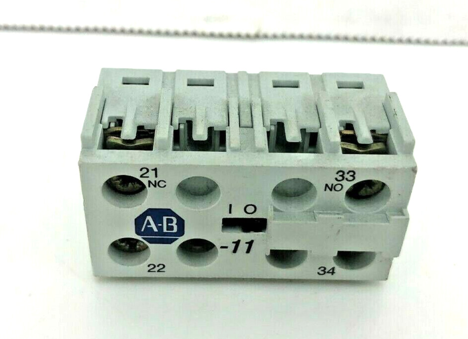 Allen-Bradley 195-MB11 Auxiliary Contact Block Ser. A, 1 NO / 1 NC