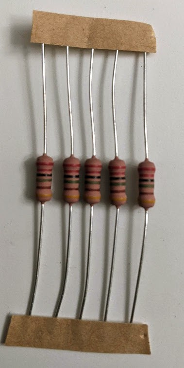 1/2 W 1% metal film resistor flame retardant-Qty 5 ea. – 22 Megohm –Mr Circuit