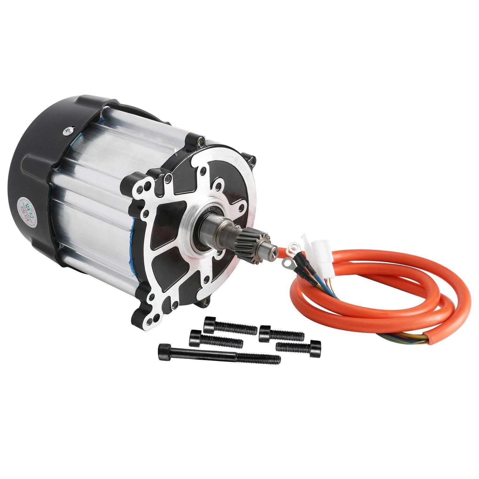 72V 1500W Brushless Differential Motor for Electric Golf Cart Tricycle Quad Bike