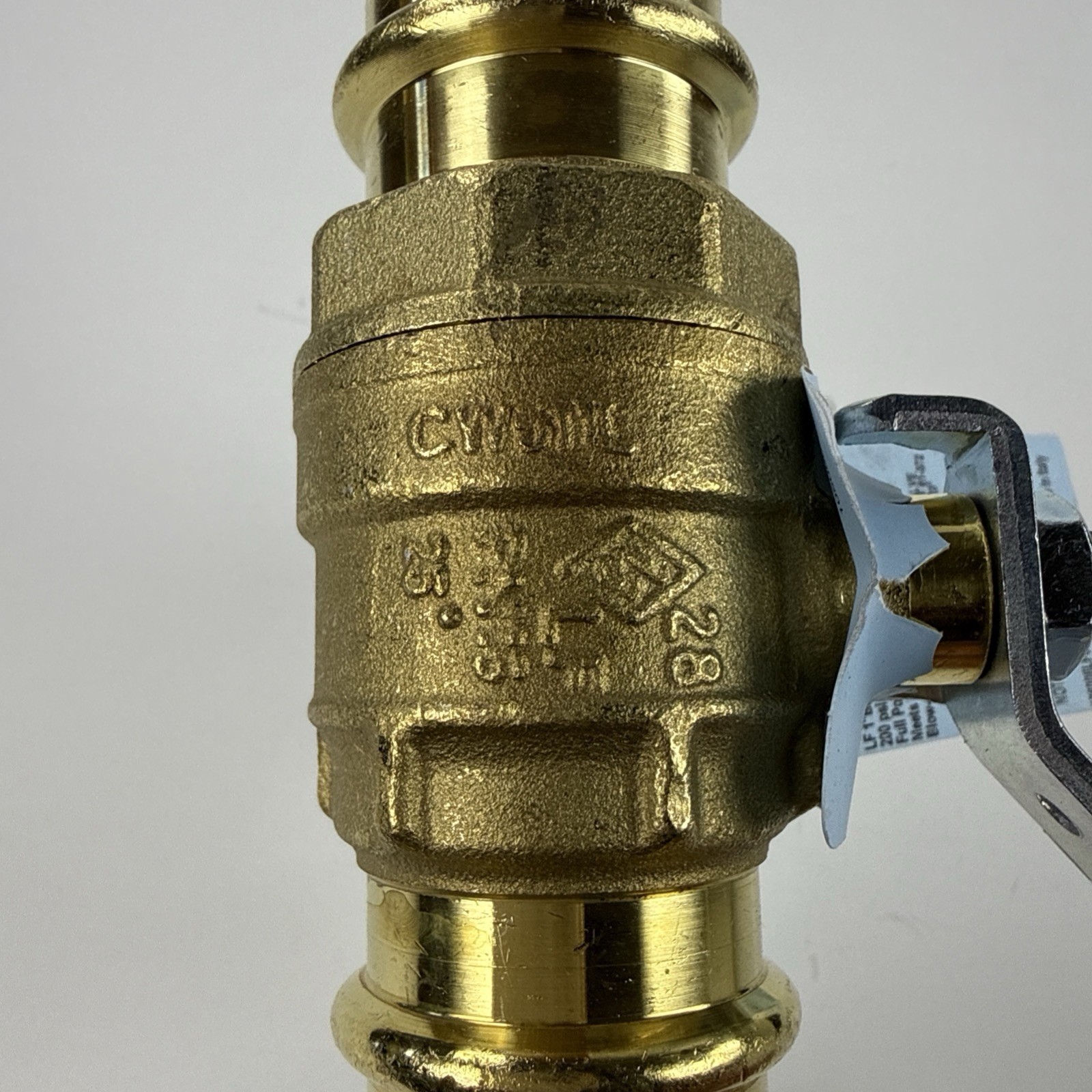 FNWX432G Full Port Forged Brass Ball Valve 1″ – LOT OF 2