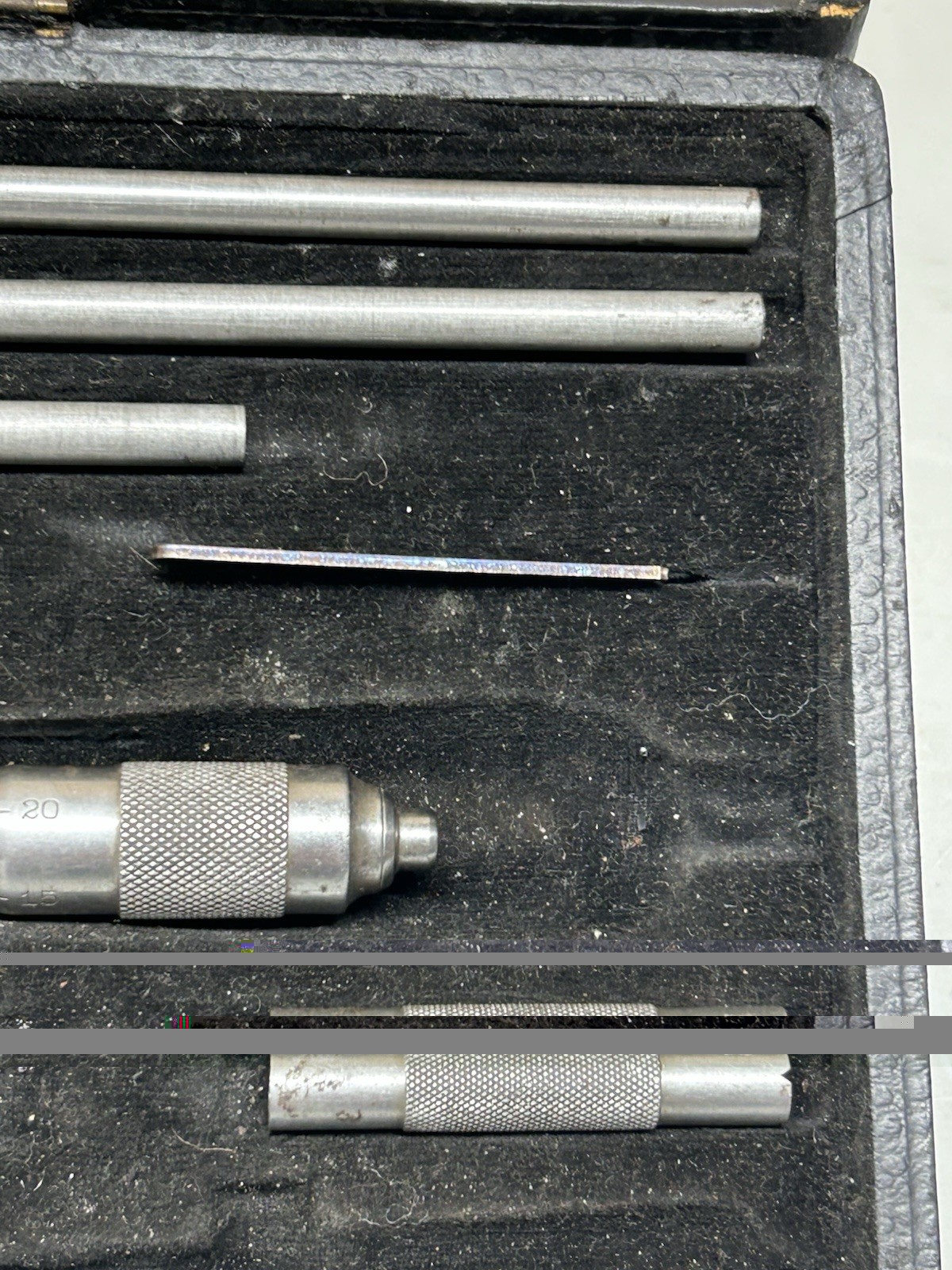 VTG L. S. Starrett Inside Micrometer Set?? Maybe No. 124?? MADE IN USA READ