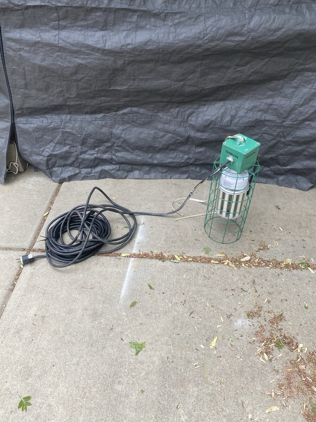 Job-site work temp work light, GARVIN (now a Southwire) temporary LED STRING