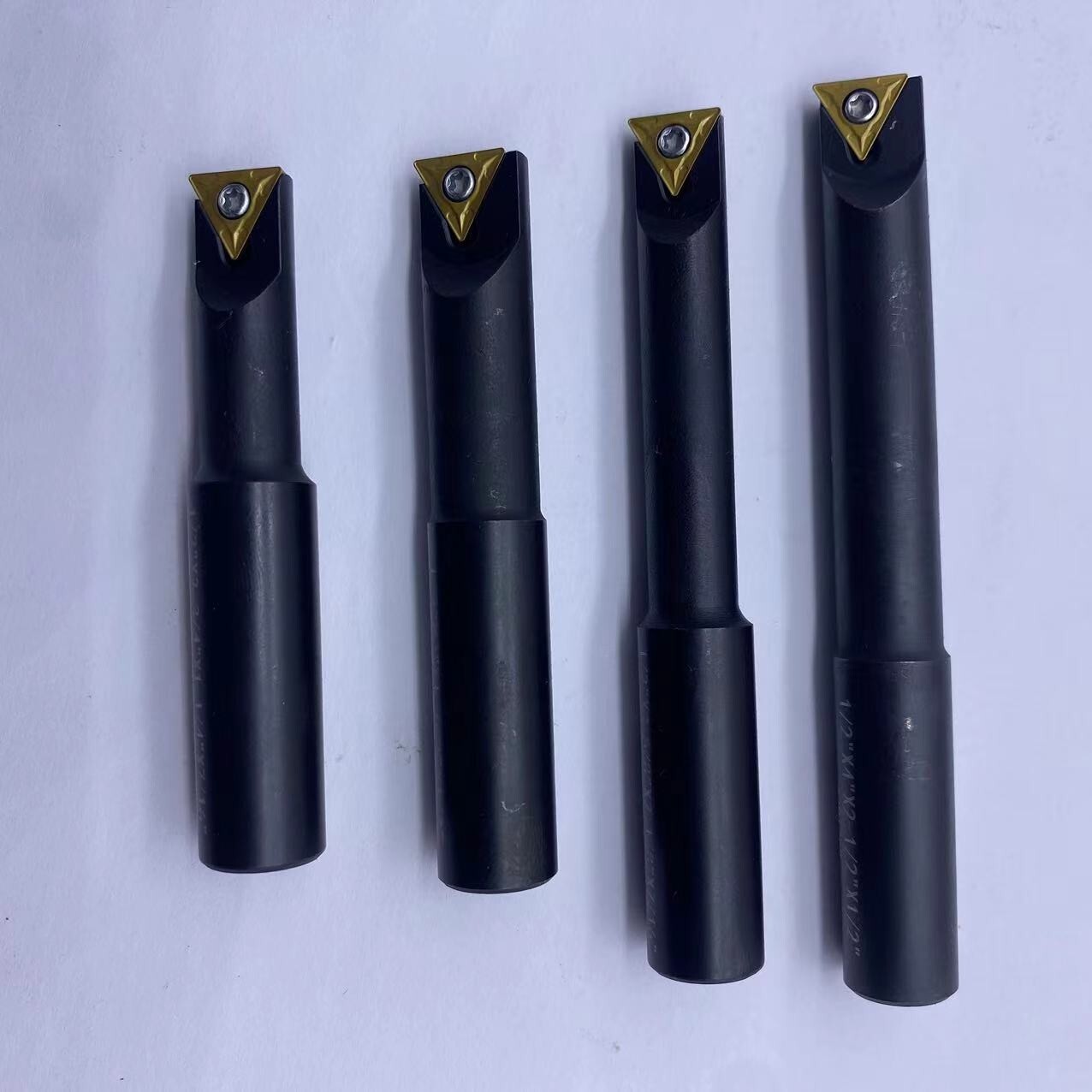 1/2″ Indexable Boring Bar Set Lathe Round Shank Bars For TCMT Insert 4PCS set