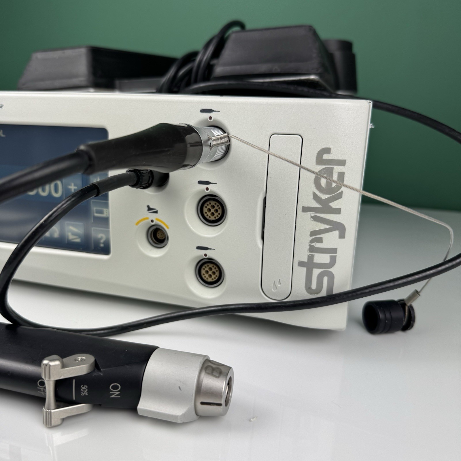 Stryker Core Powered Instrument Driver + Footswitch + Handpiece