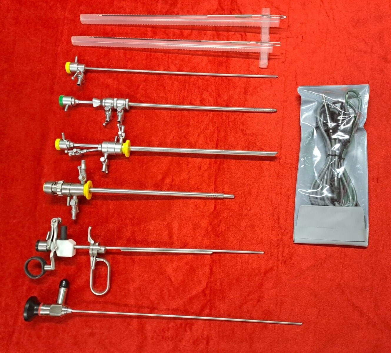 Hysteroscopy Surgery Set 2.9mm With Working Element 22fr Laparoscopic Instrument