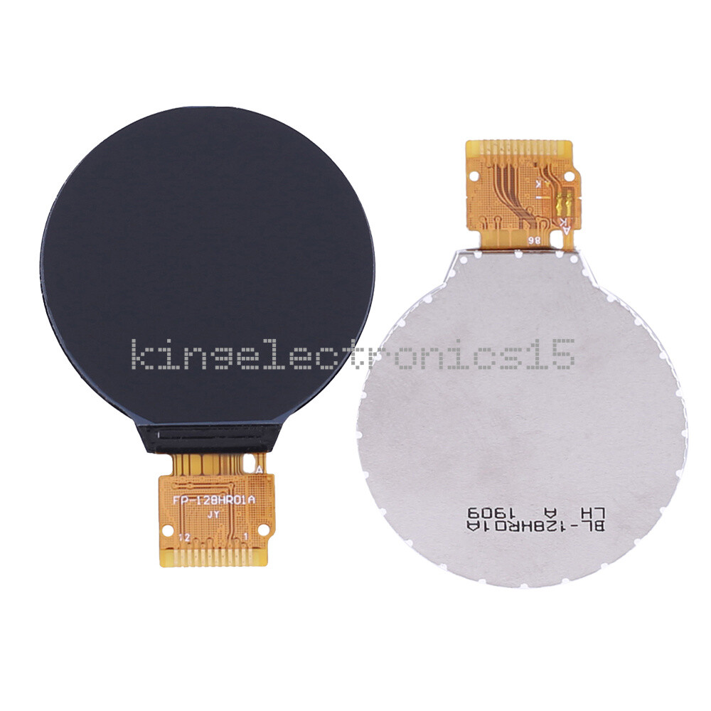 DC 3.3V 1.28 inch TFT IPS LCD Display Module Round RGB HD 240×240 SPI NEW