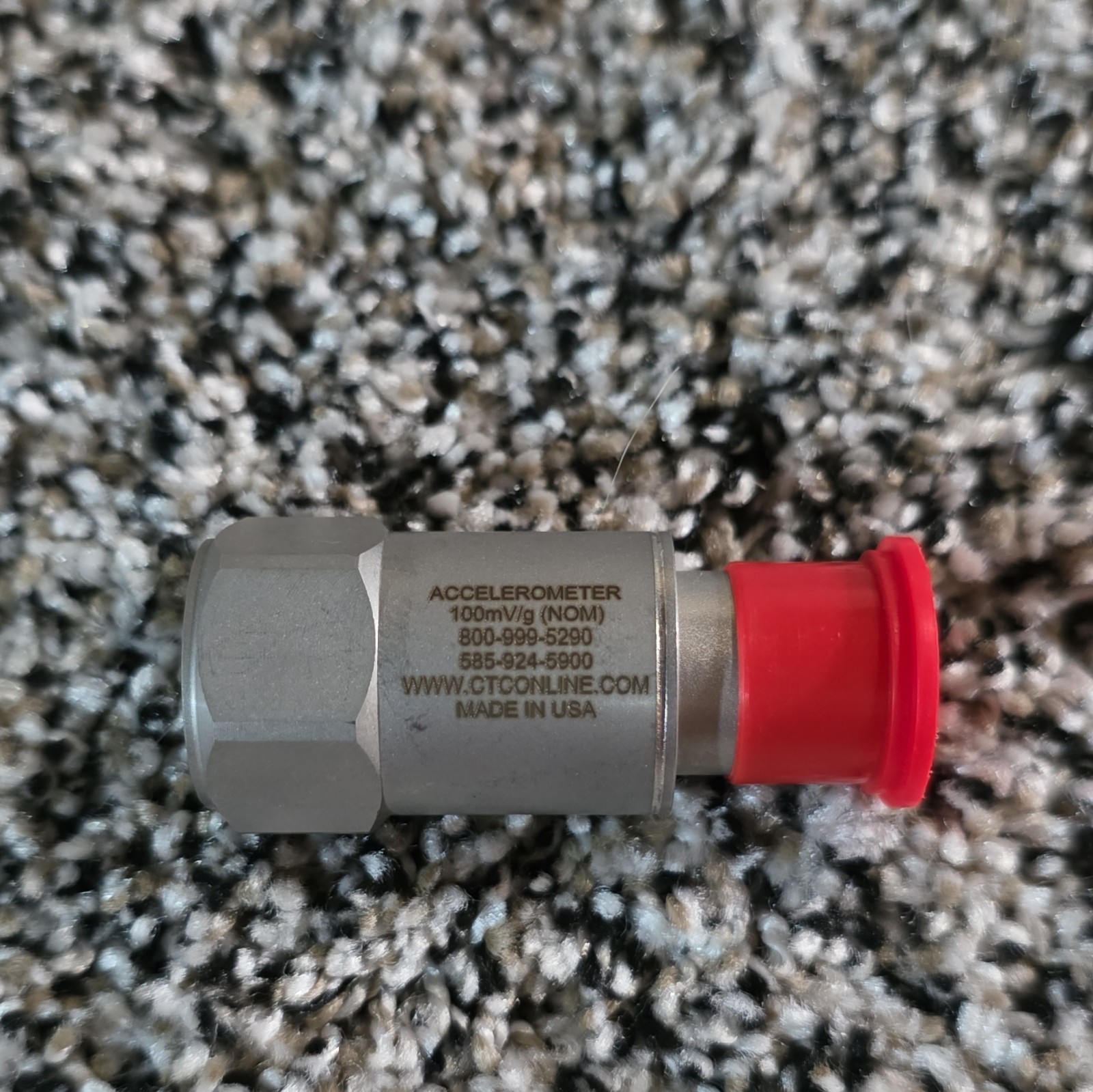 CTC AC102-1A Accelerometer Vibration Sensor Analog 100mV/g Connector Shielded