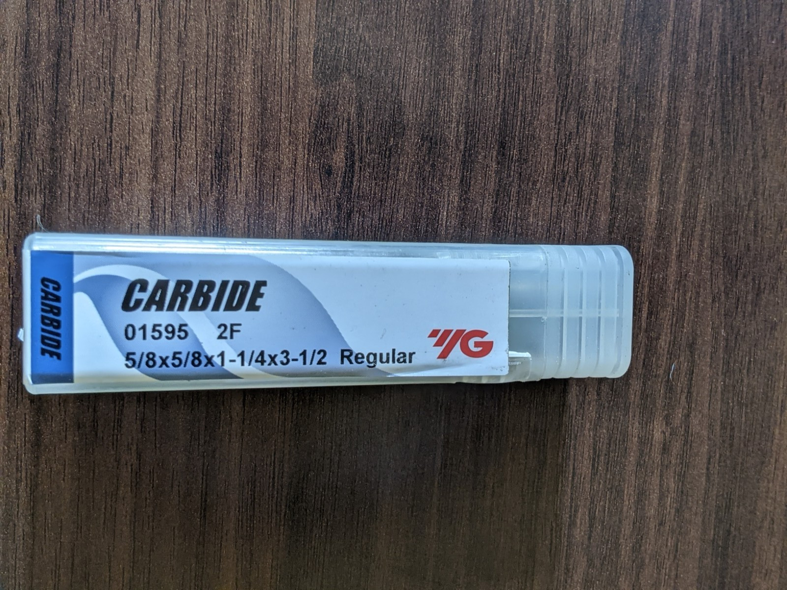 YG-1 TOOL COMPANY 01595 Carbide End Mill 5/8x 5/8×1-1/4×3-1/2 Cut 2FL 3-1/2″ OAL