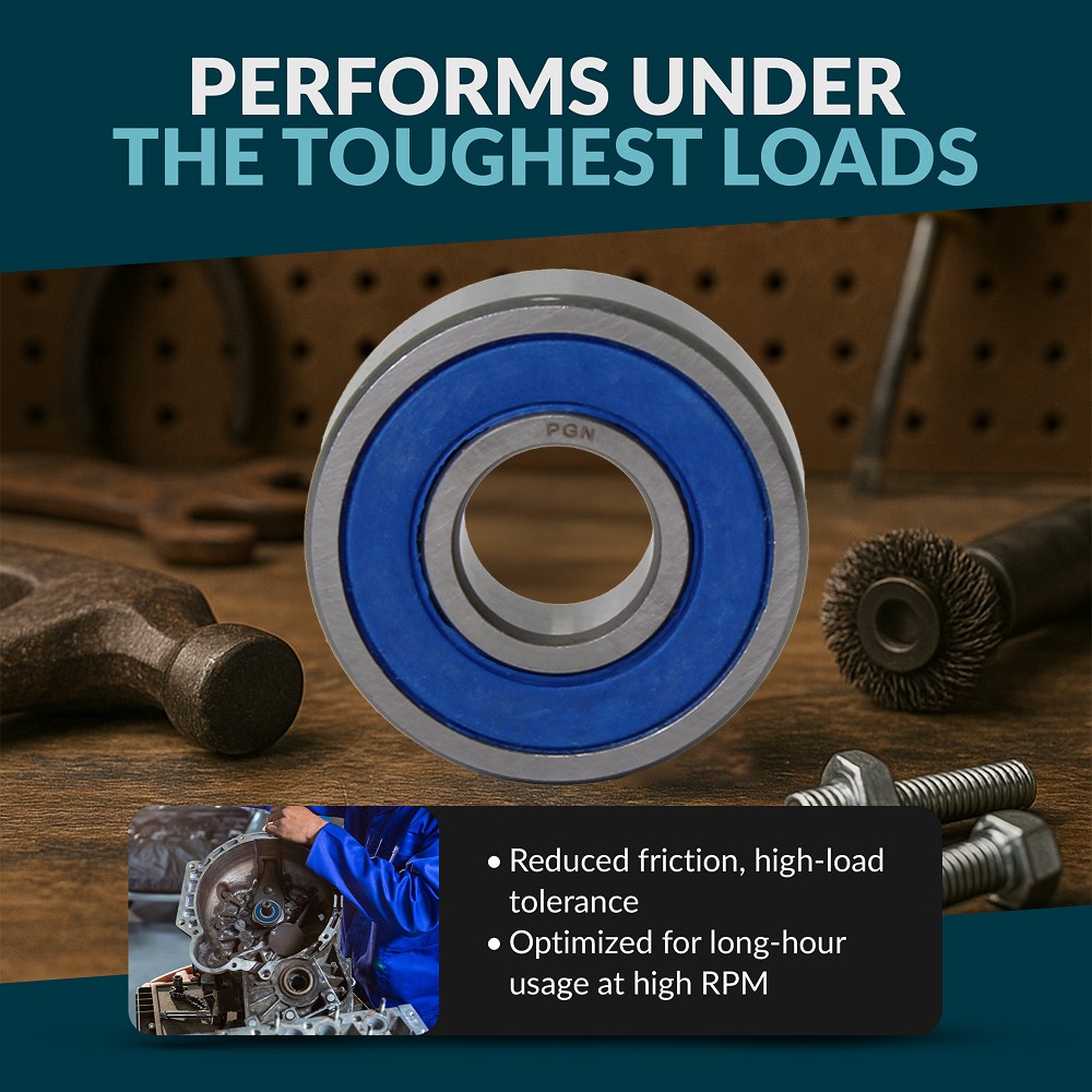 (10) 6000-2RS Premium Rubber Seal Ball Bearing C3 EMQ, 10x26x8, 6000 2RS 6000rs