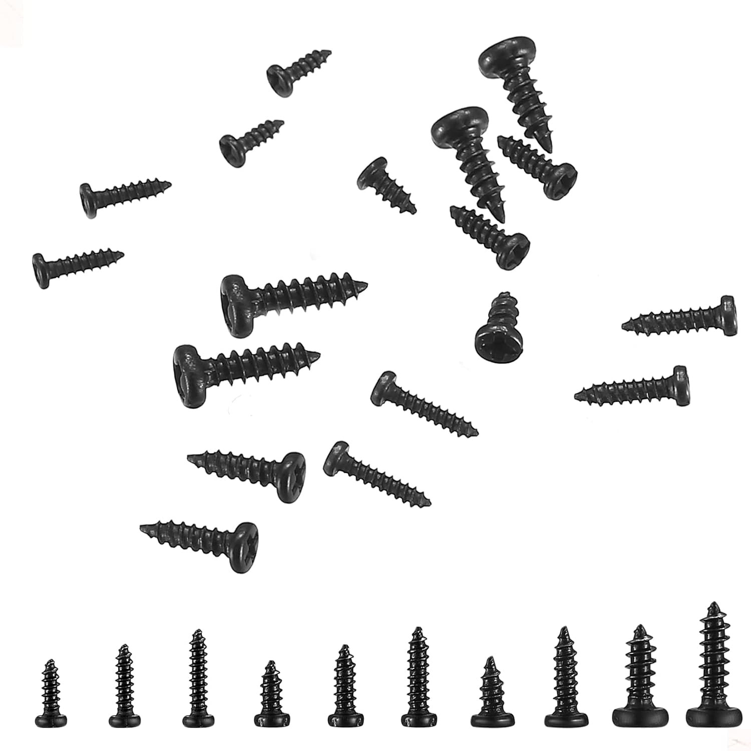 1000 Pcs Small Pan Head Screws Assortment Kit, Micro Tiny Electronic Self-Tappi