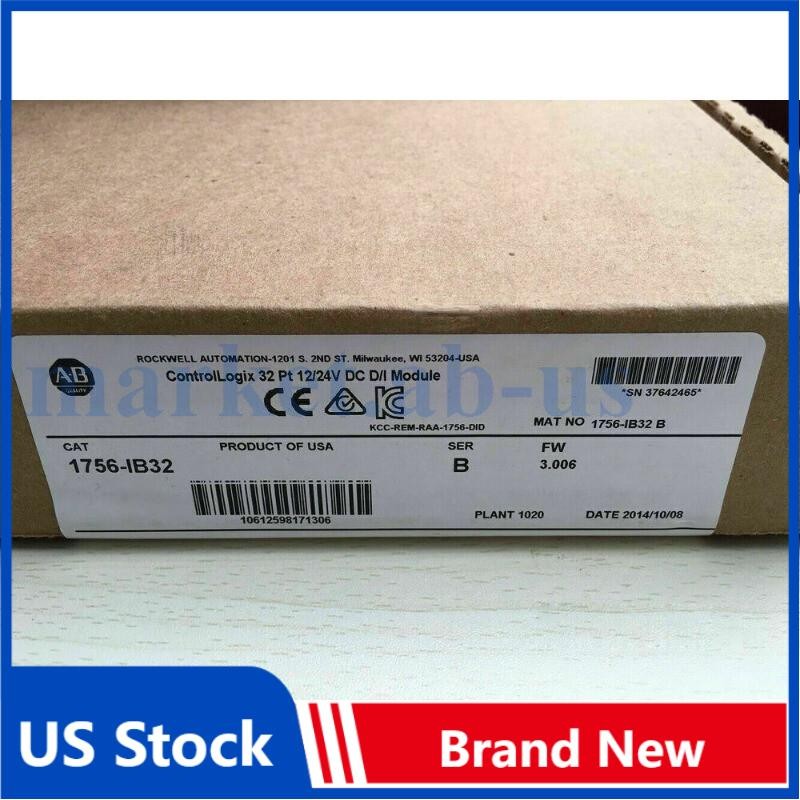 AB New Factory Sealed 1756-IB32 SER B ControlLogix 32 Pt D/I Module 1756IB32