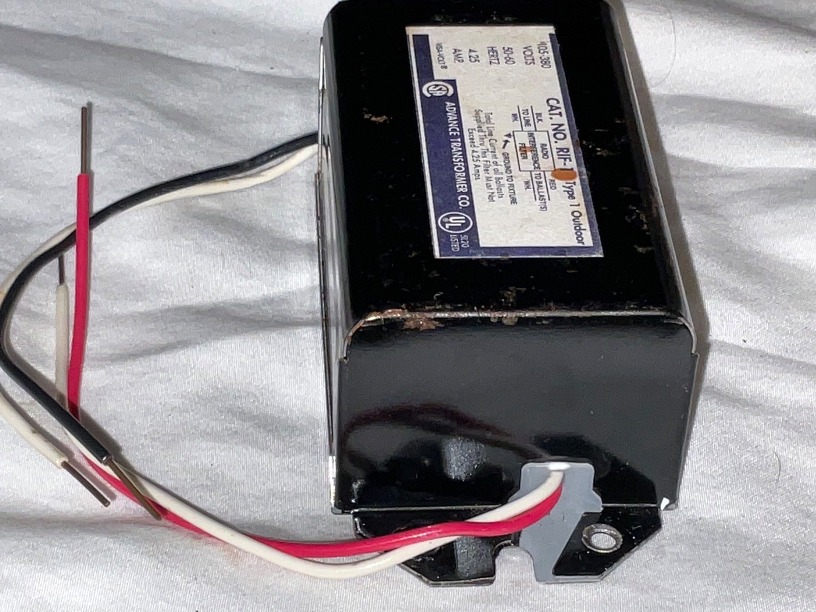 LOT 3 Philips Advance RIF-1 OUTDOOR 105-380V 4.25A Radio Interference Filter