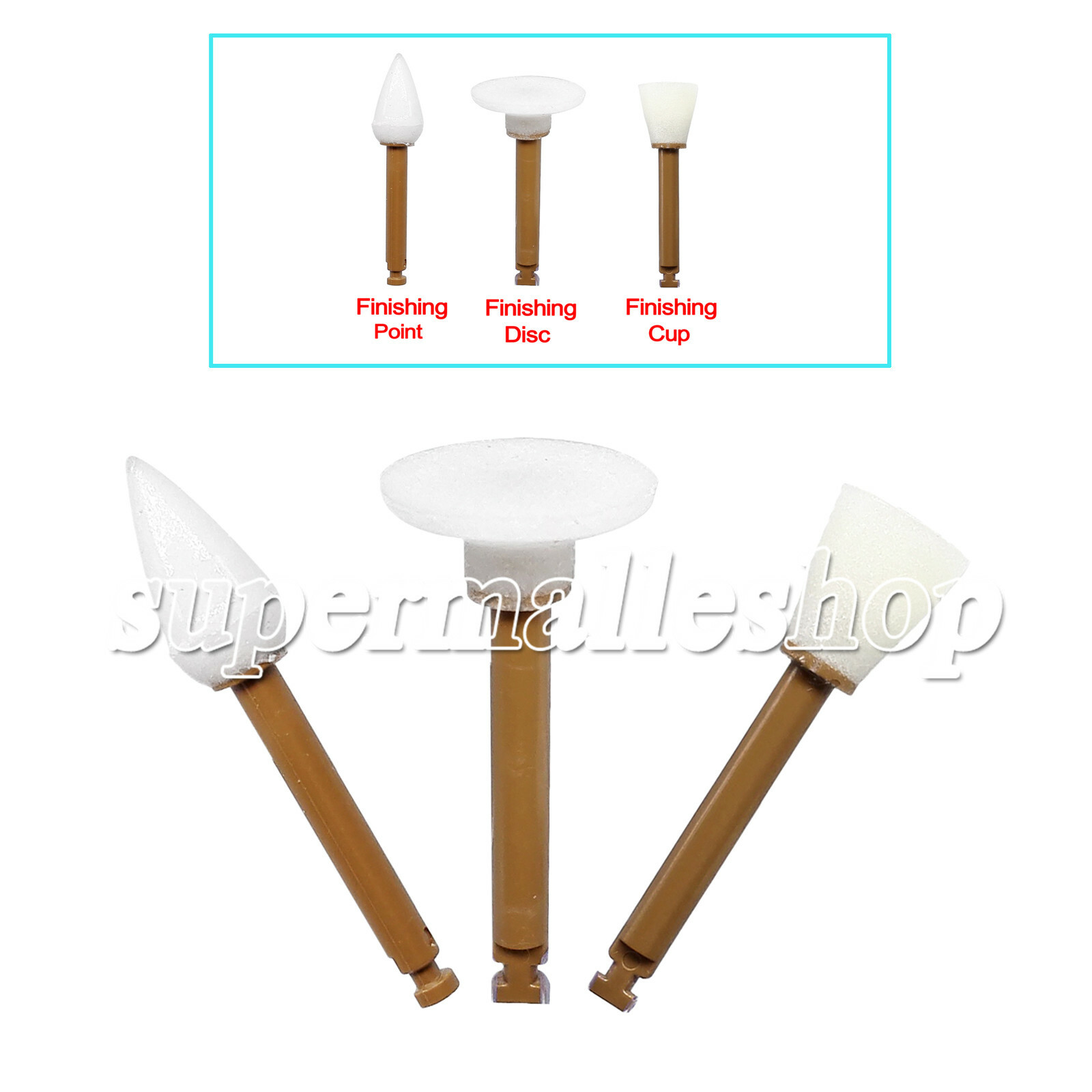 ENHANCE Dental Finishing Finisher Cups Points Discs Composite Polishing RA Shank