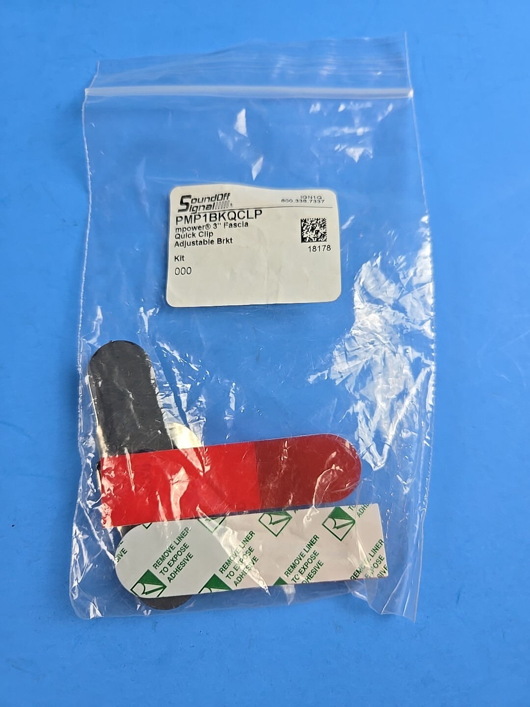 SoundOff Signal Quick Clip Bracket Kit for mpower 3″ Fascia Quick Mount