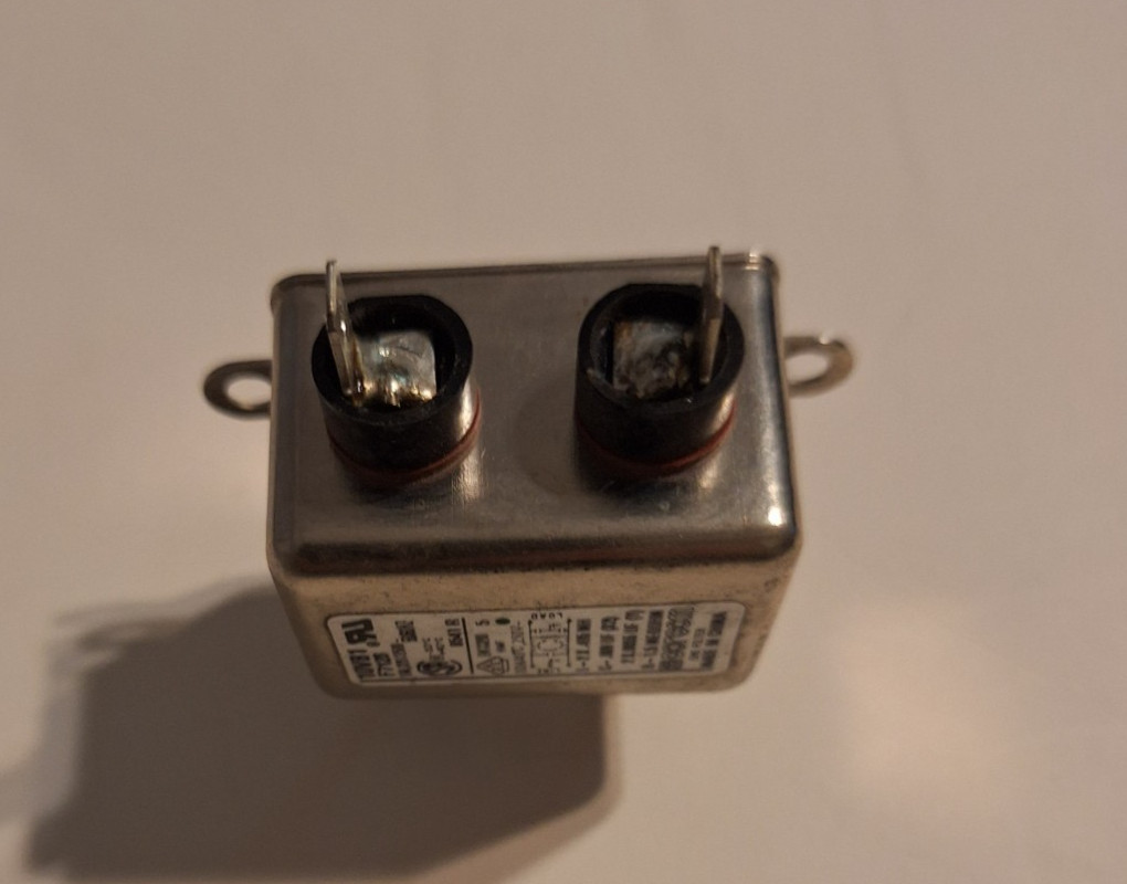 Corcom 10VB1 Emi Line Filter 120-250VAC, 50/60HZ, 10AMP Corcom 1 pc