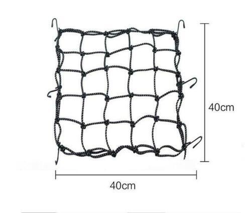 15″x15″ Heavy Duty Bungee Cargo Net Luggage Tie-Down Net for Motorcycle Bike ATV