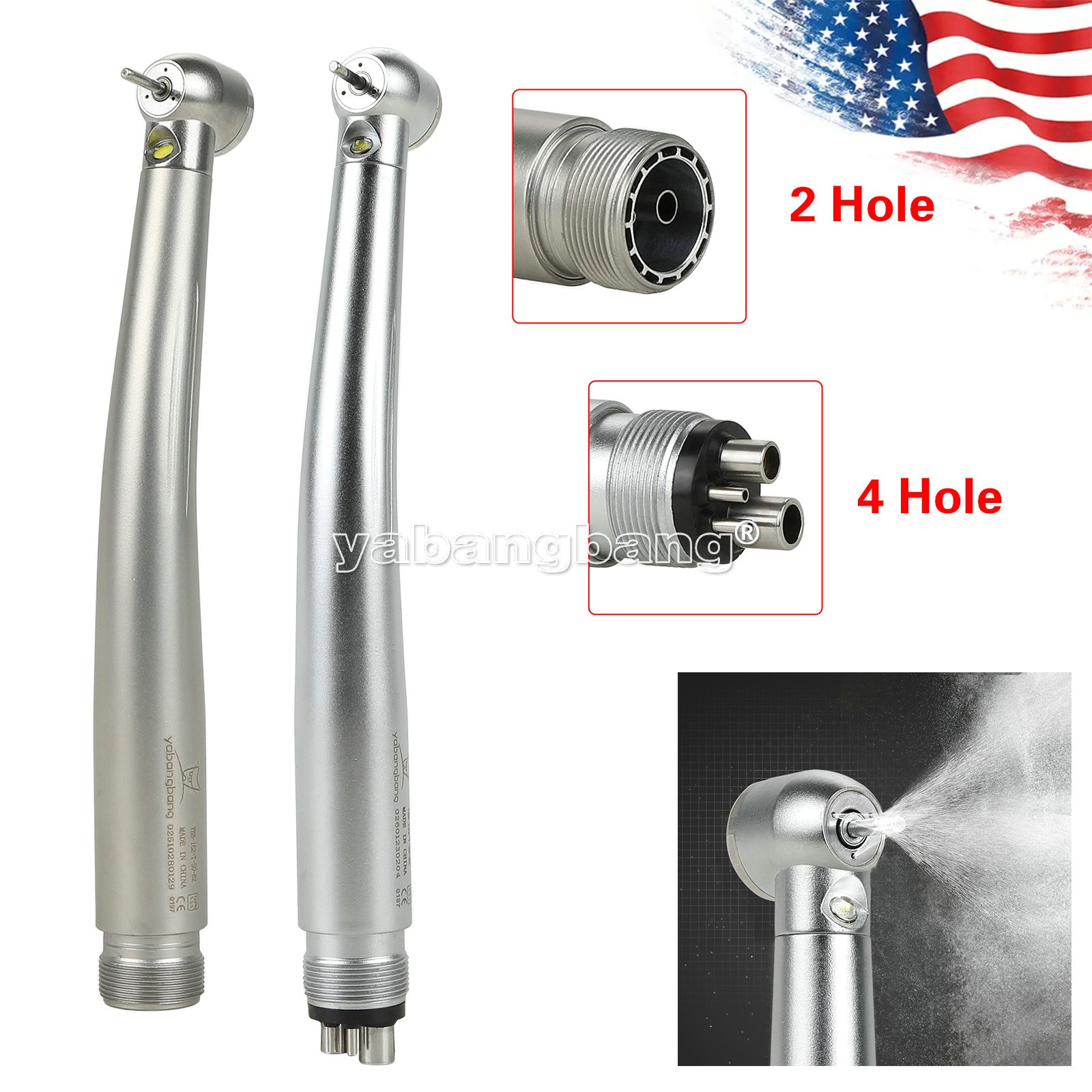 Yabangbang Dental Fiber Optic LED E-generator High Speed Handpiece/Cartridge