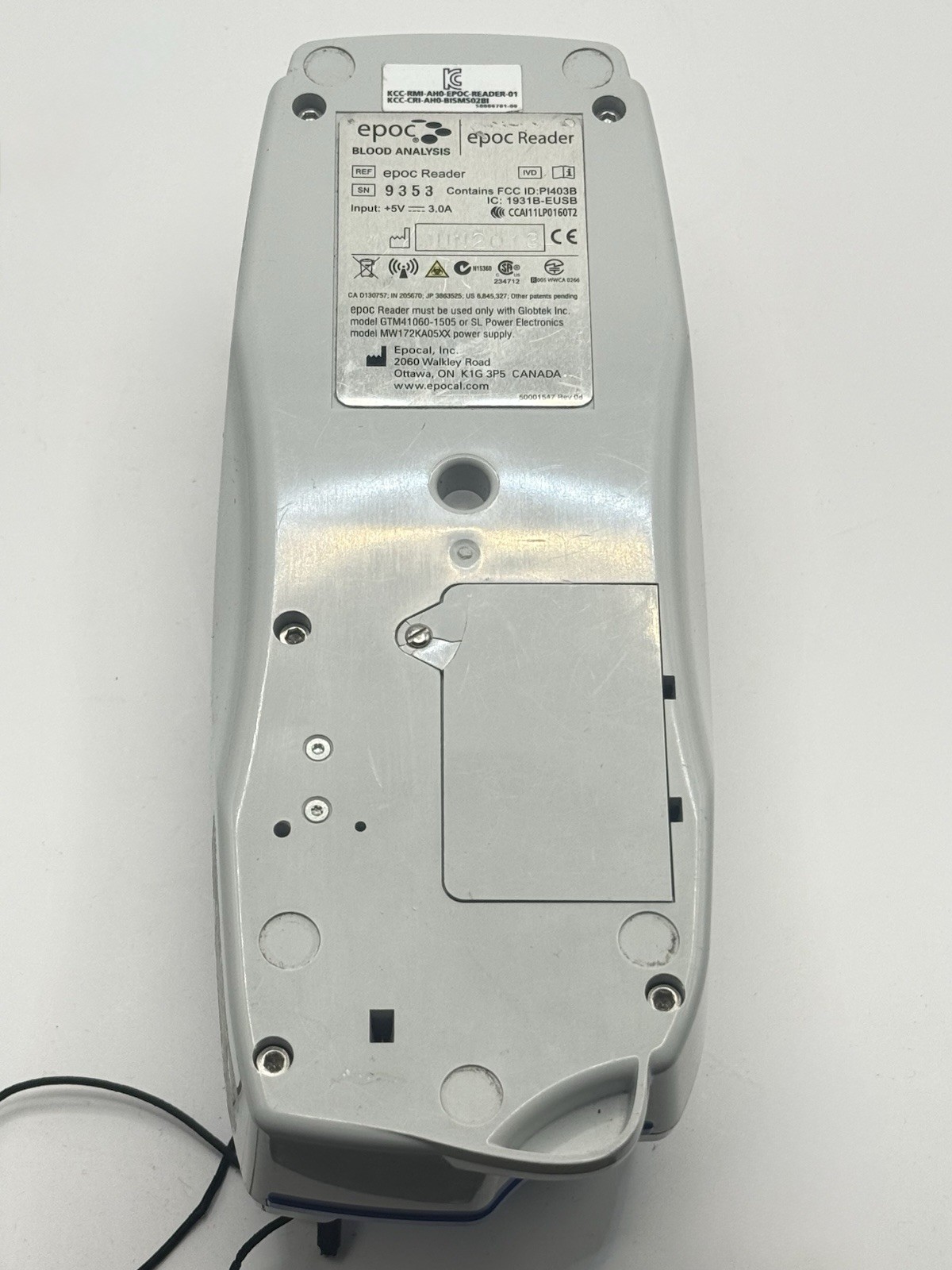 Epocal EPOC Reader & Host System with Power Supply – Tested Power On & UNLOCKED