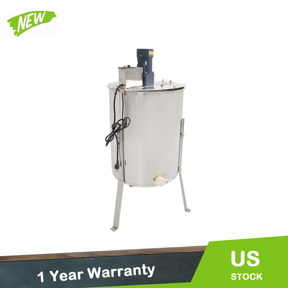 4/8 Frames Stainless Steel Electric Honey Extractor Beekeeping Equipment 140W
