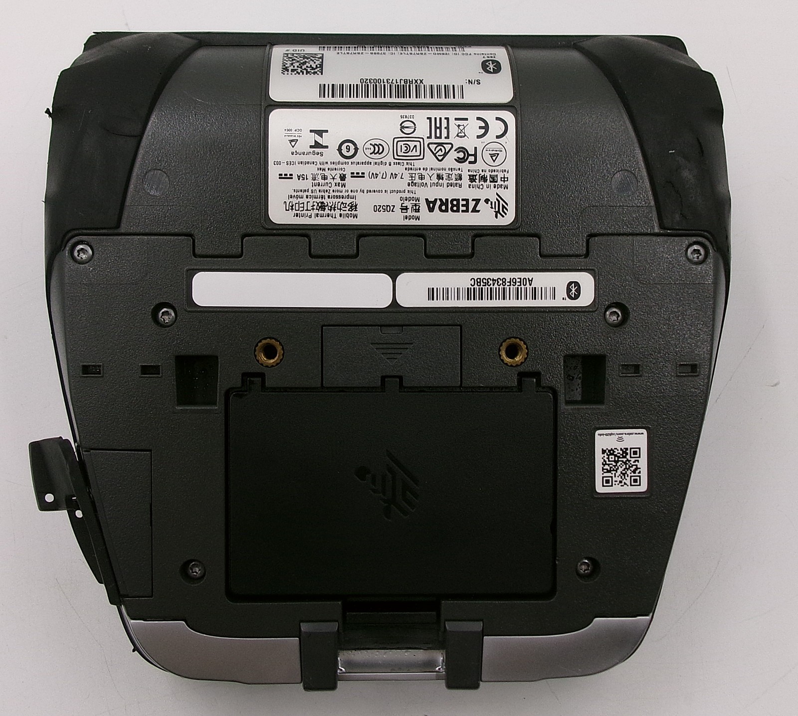 Zebra ZQ520 ZQ12-AUE0000-00 Portable Thermal Label Printer, See Notes