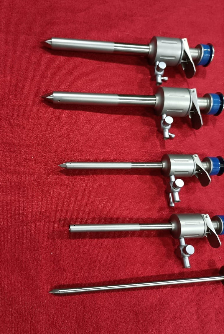 Laparoscopic Trocar Cannula 5mm/10mm SS Reusable Instruments – 4 nos.