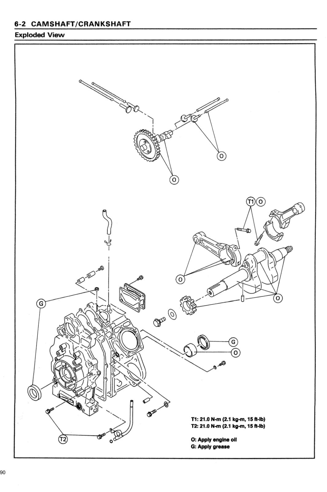 FD620D FD661D ENGINE SERVICE MANUAL FITS KAWASAKI V-TWIN 20HP + SUPPLEMENT FD661