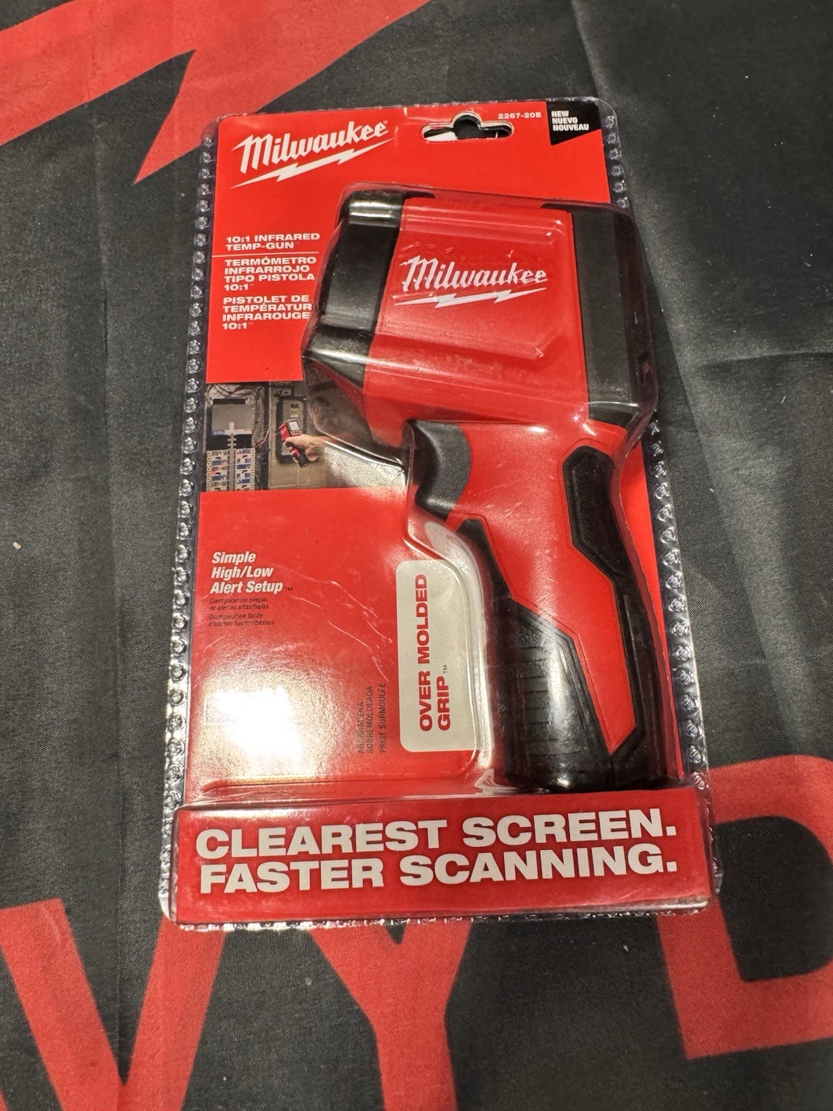 Milwaukee 2267-20E Infrared Digital Laser Thermometer 10:1 -22°F to 752°F