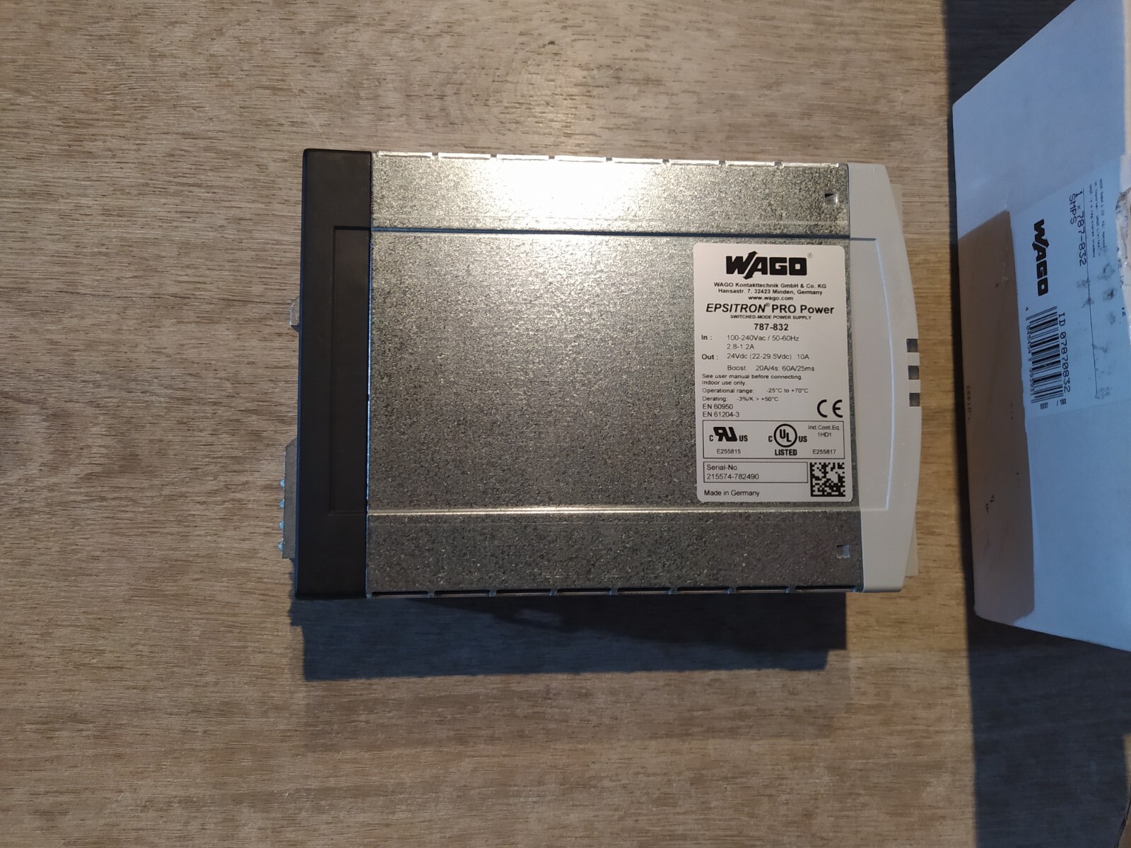 WAGO 787-832 EPSITRON PRO POWER POWER SUPPLY [NEW]