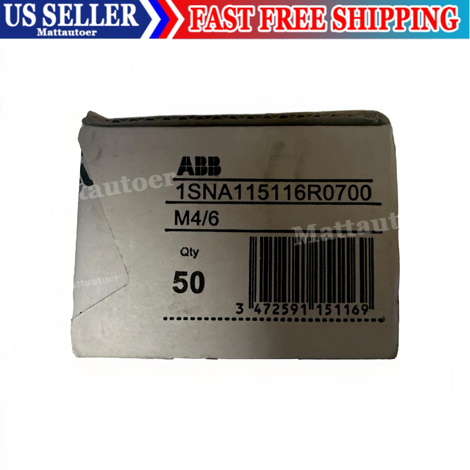 NEW Box of 50 ABB Entrelec 1SNA115116R0700