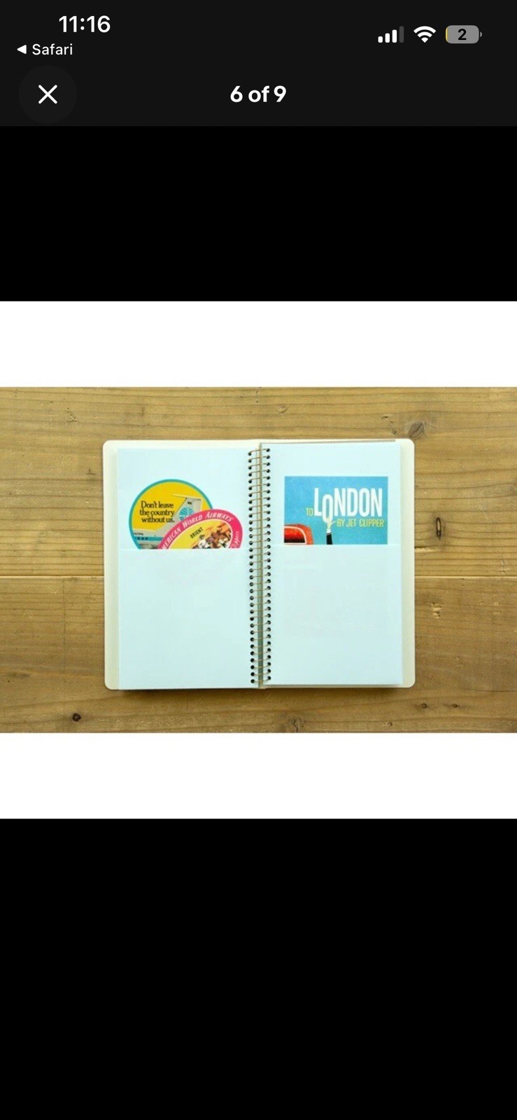 NEW TRAVELER’S FACTORY × Pan Am collaboration Spiral Ring Notebook A5 Slim ivory