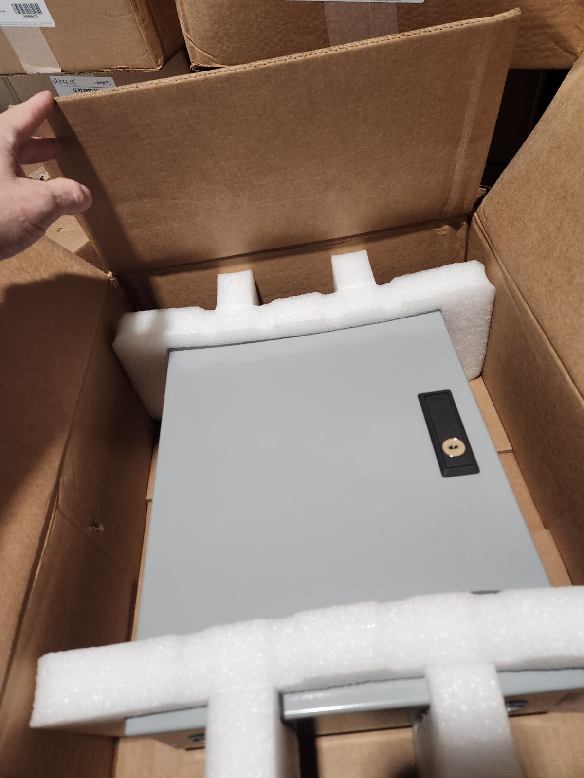 Douglas Lighting Controls Empty Enclosure With 24VAC Transformer & 8 Relay Spots