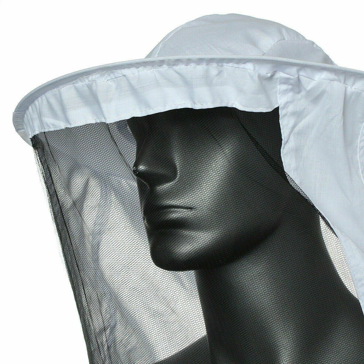 Professional Beekeeper Jacket w/ Gloves Set Jacket Pull Over with Fencing Veil