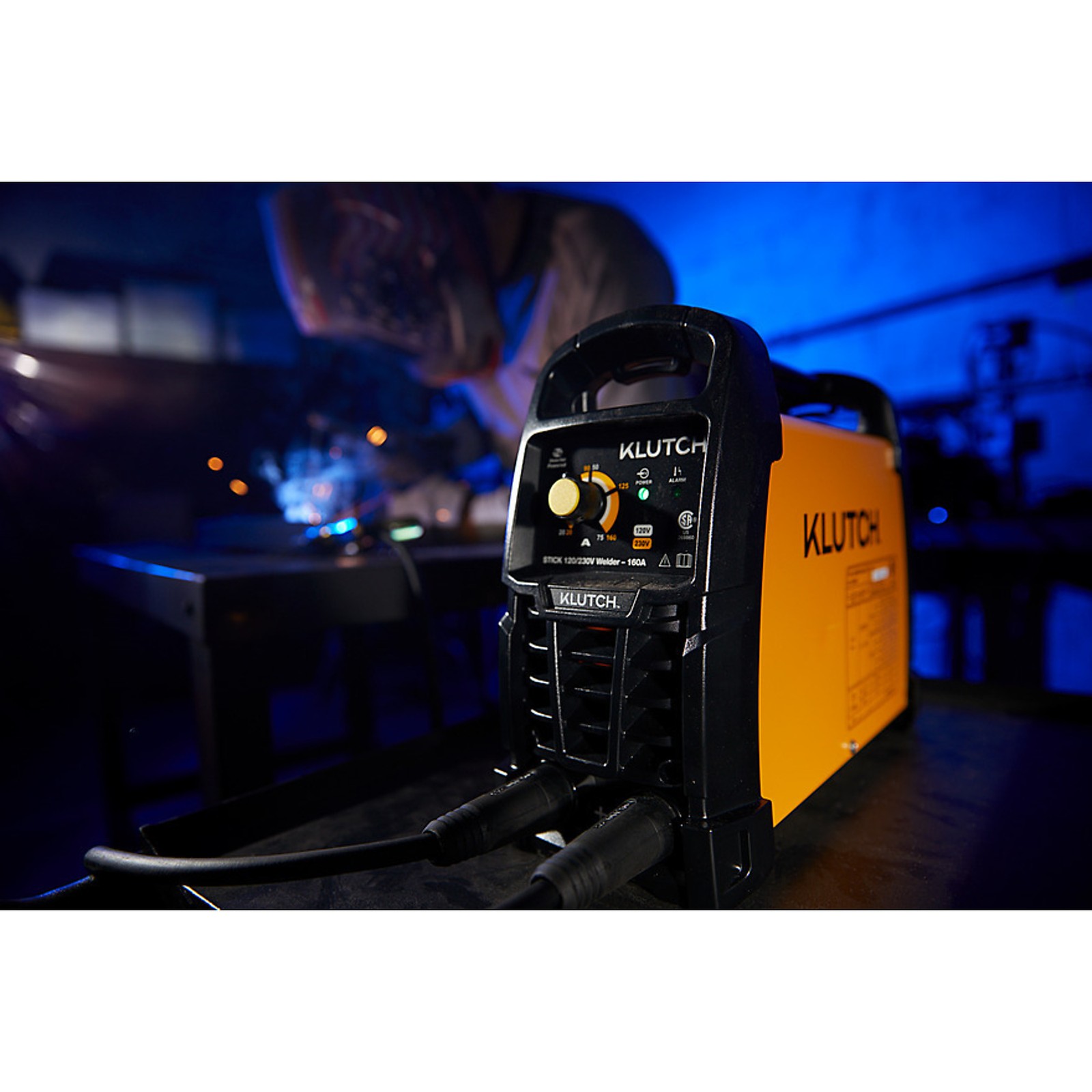 Klutch Dual-Voltage Stick Welder with Inverter Technology, 120/230 Volts, 160