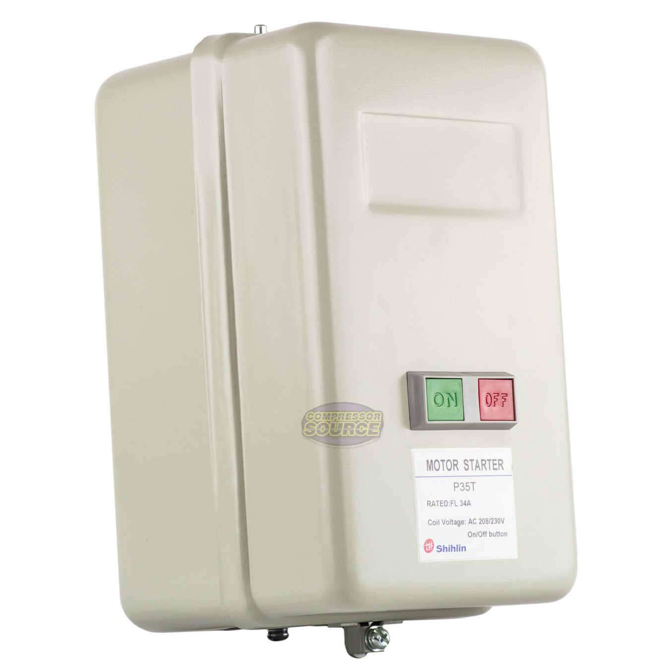 5 HP Single Phase Magnetic Starter Motor Control 220 – 240 Volt Power Buttons