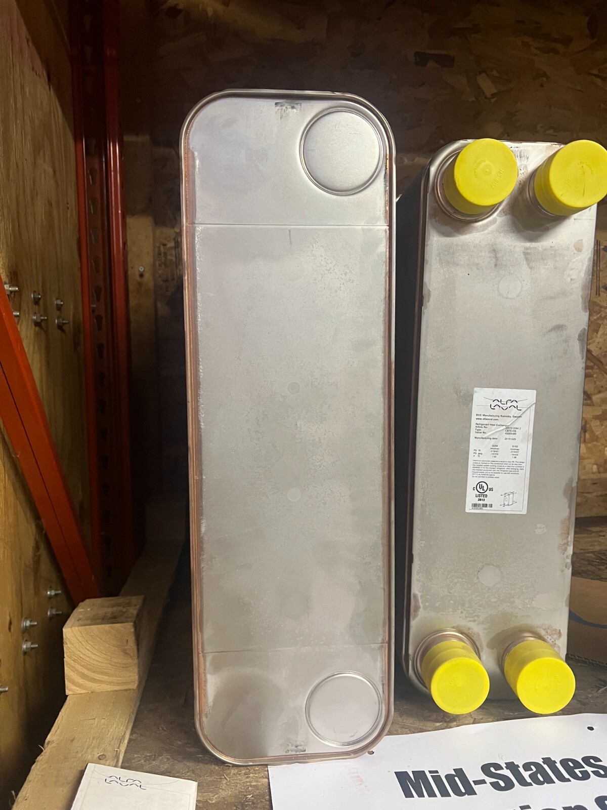 ALFA LAVAL CB76-60L Brazed Plate Heat Exchanger (NEW)