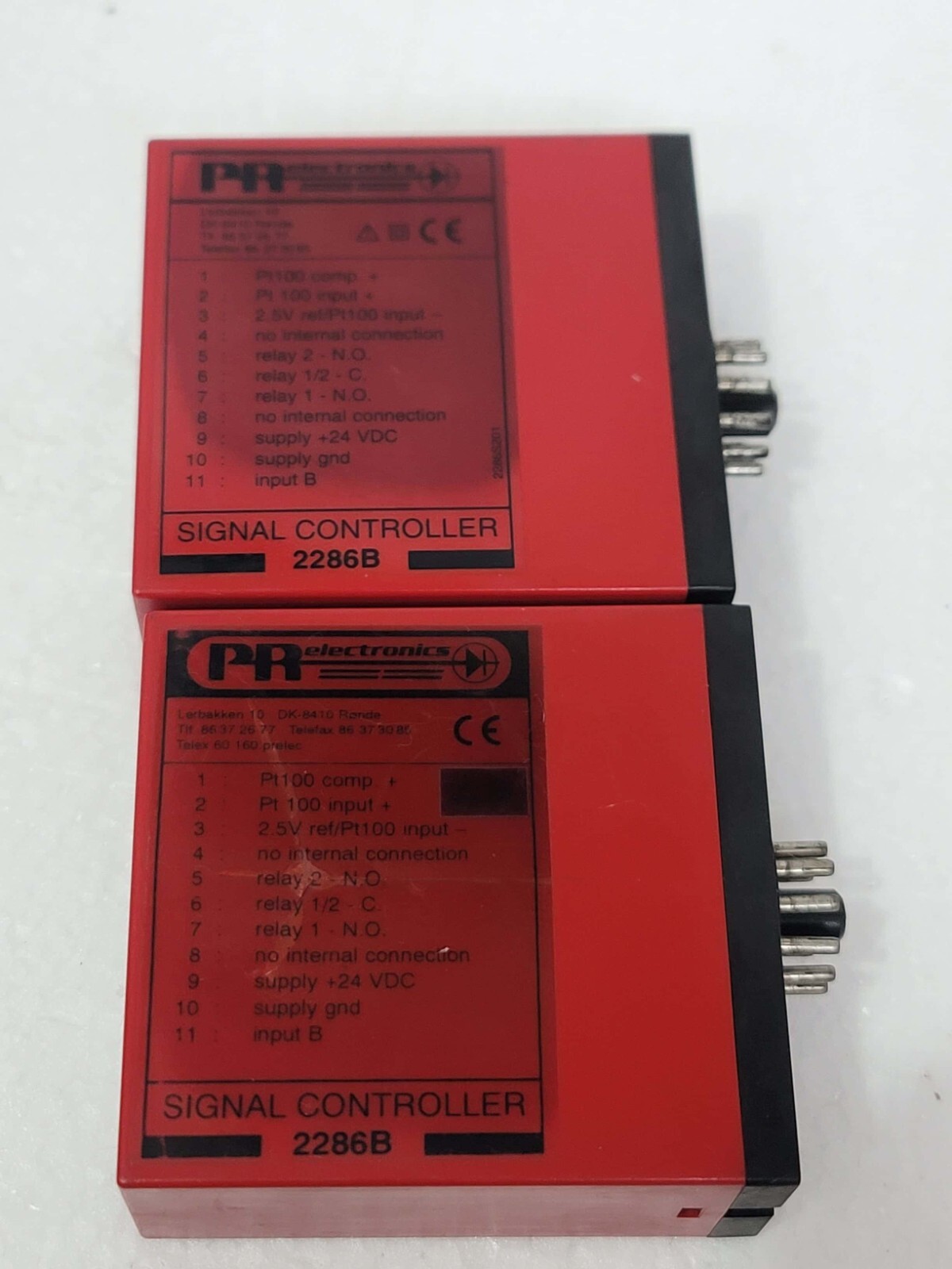 2 × PR ELECTRONIC 2286 SIGNAL CONTROLLER ( 2286B )