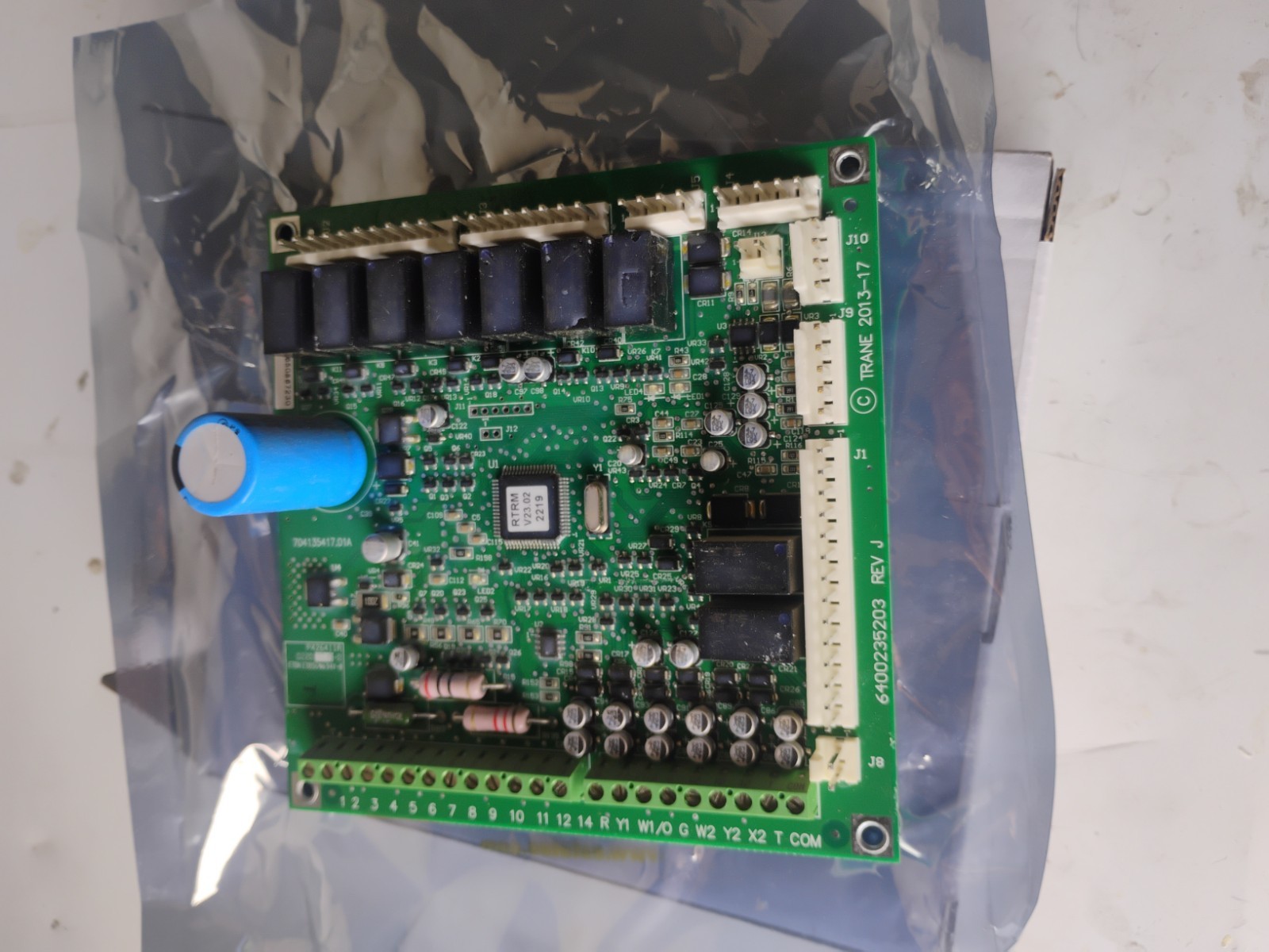 Trane MOD03196 Reliatel Refrigeration Module RTRM Dual Circuit Control Board New