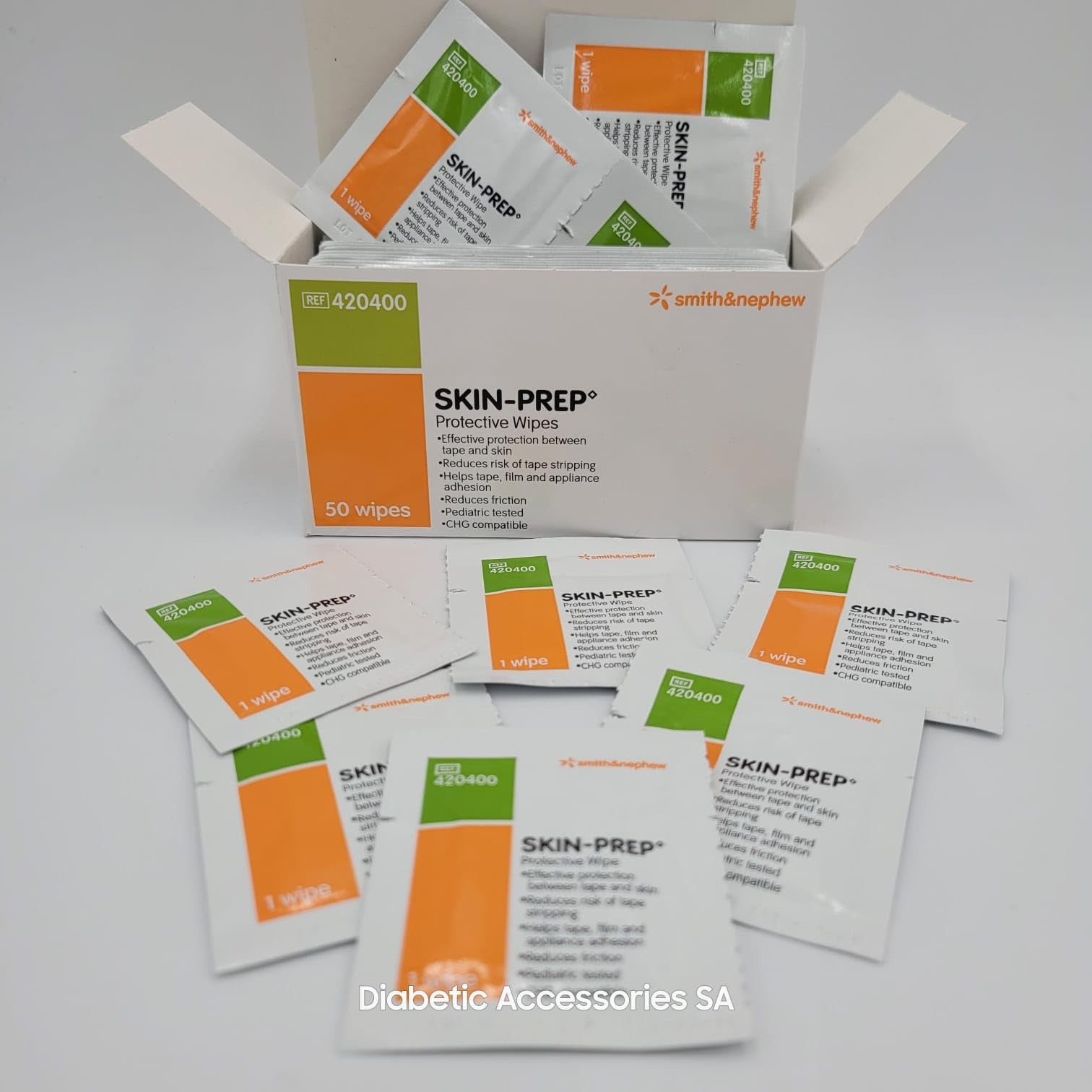 Smith And Nephew Skin-Prep Protective Wipe – Model 420400 50 Count (Pack of 1)