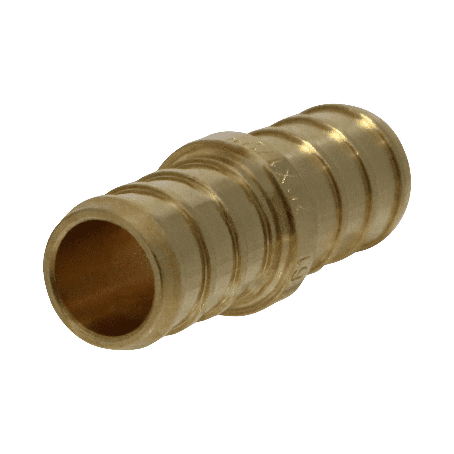 100 Pcs. 1/2″ Pex Coupling – Lead Free Brass Crimp Coupling 23-3-4=100