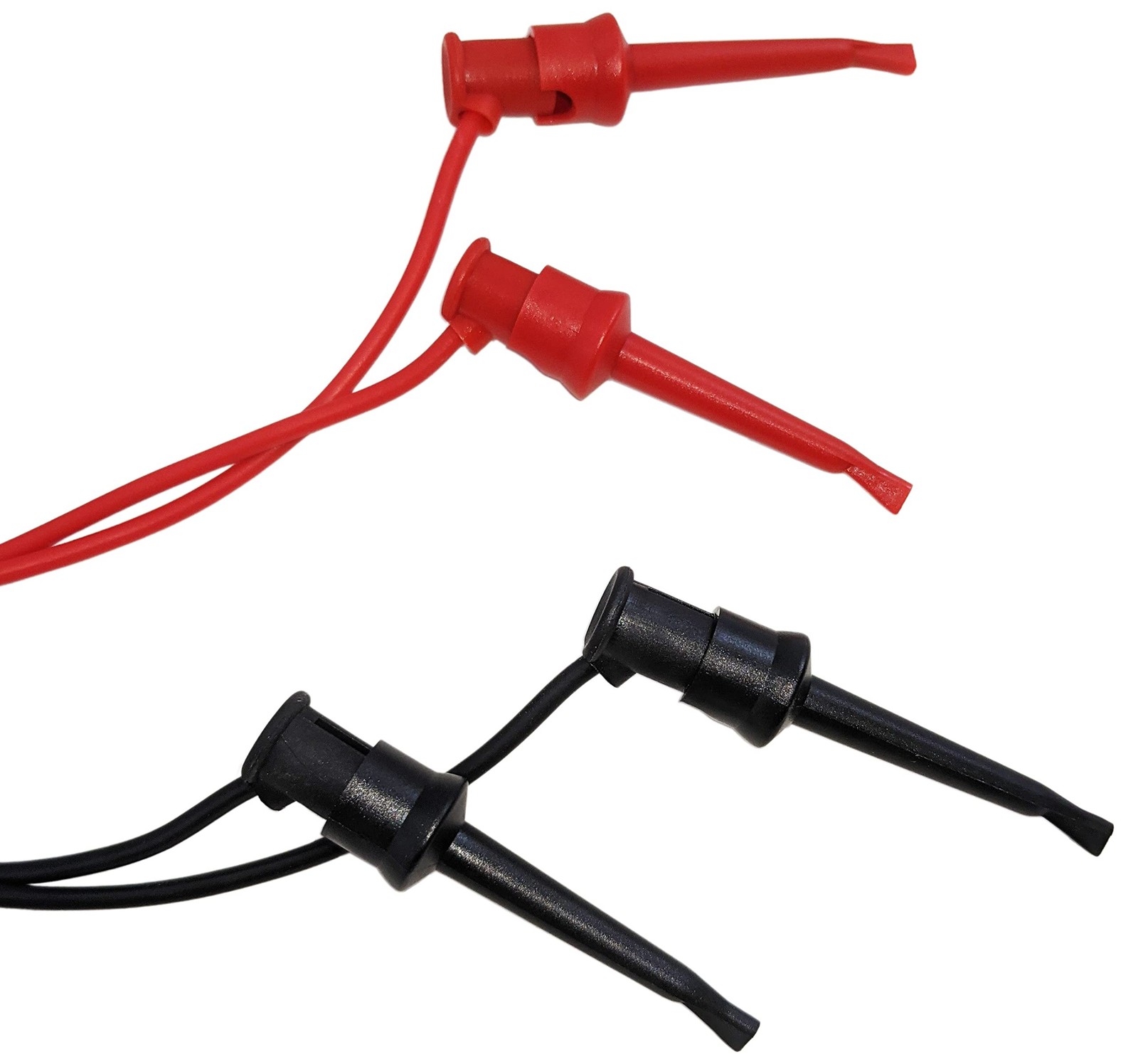 EX ELECTRONIX EXPRESS IC Hook to IC Hook Mini Grabber Test Lead Set, Includes…