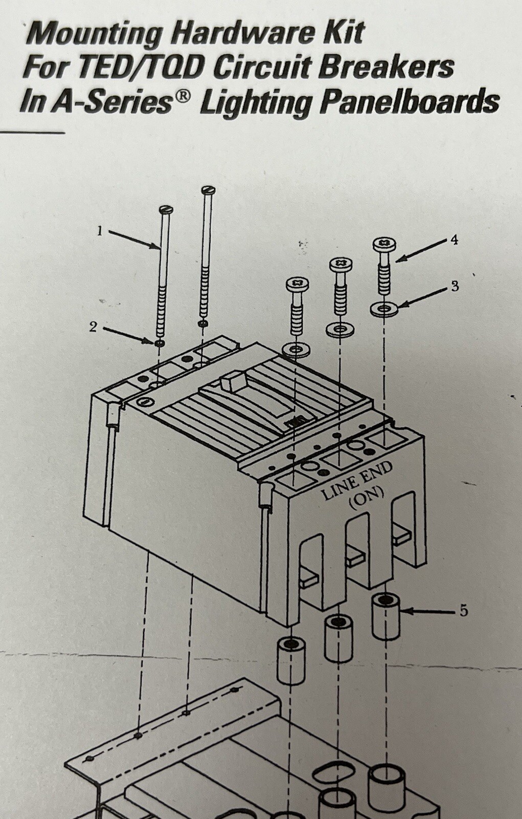 General Electric ASPTED3P Mounting Hardware Kit