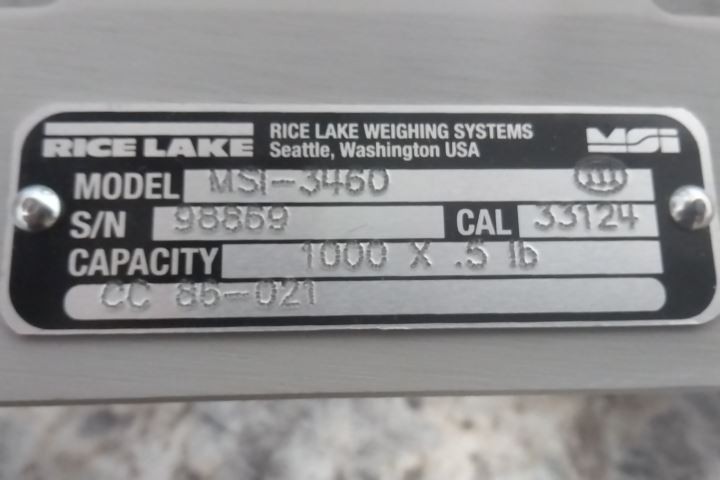 MSI MSI-3460-1000 1,000 Lb Capacity LED Display Digital Crane Scale